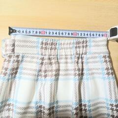 WILLSELECTION　台形スカート　巻きスカート風　白　美品の画像