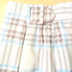 WILLSELECTION　台形スカート　巻きスカート風　白　美品の画像