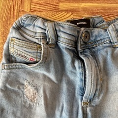 100センチ　ディーゼル　デニムハーフパンツの画像