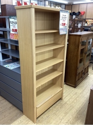 KB-19【新入荷　リサイクル品】アッシュ材　フリーシェルフ　ナチュラル