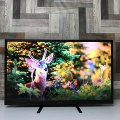 即日受渡❣️SHARP  AQUOS40型 HDMI×2端子LEDバックライトで色鮮やかな映像17500円