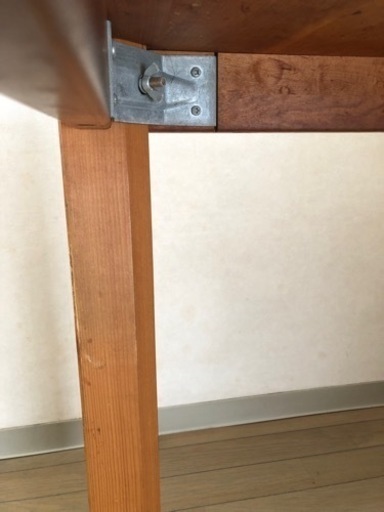 購入者様決まりました　無印良品ダイニングテーブル(脚付け替えで座卓にもなります)