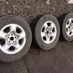 初期型ハリアー純正　215/70R16 BS DUELERH/L...