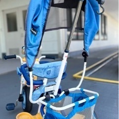 【無料】！！！ides ミッキーマウス三輪車　ブルーの画像