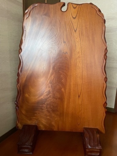 一枚板のつい立て