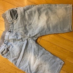 キッズ デニム ハーフパンツ 160