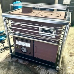 お引取り限定 19年製 サンポット 煙突式石油ストーブ ポットストーブ