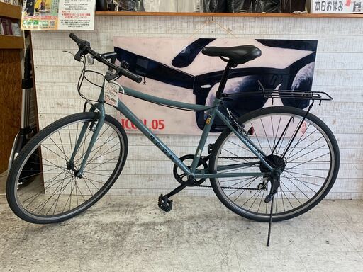 【愛品館江戸川店】シナネンサイクル　クロスバイク　ROOM　27インチ　カーキ　ID:122-044150-007