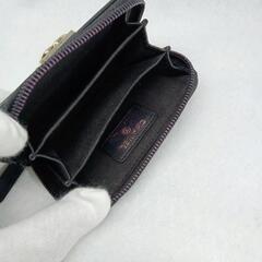 ボーイシャネル　コインカードケース　CHANEL　マトラッセ　ブラック　ゴールドの画像