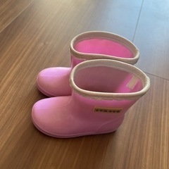 子供　女の子　長靴　（14cm ）