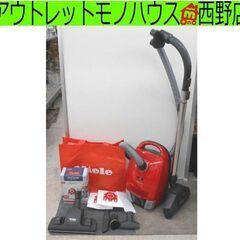 Miele/ミーレ 掃除機 HS14 S 6520 Cat＆Dog レッド 紙パック6個付き 2011年製 紙パッククリーナー 札幌 西野店