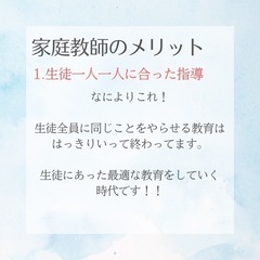 家庭教師(数学、英語、理科一部対応)の画像