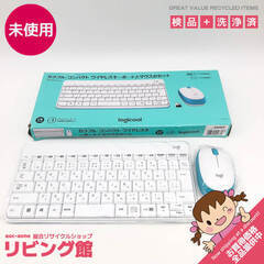 ss5954　未使用品　ワイヤレス　キーボード＆マウス　ホワイト...