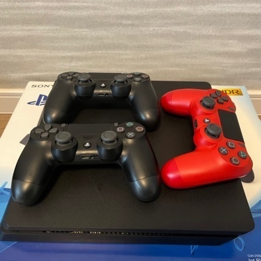 ps4(CUH-2100A)500GB本体とジャンクコントローラー×3