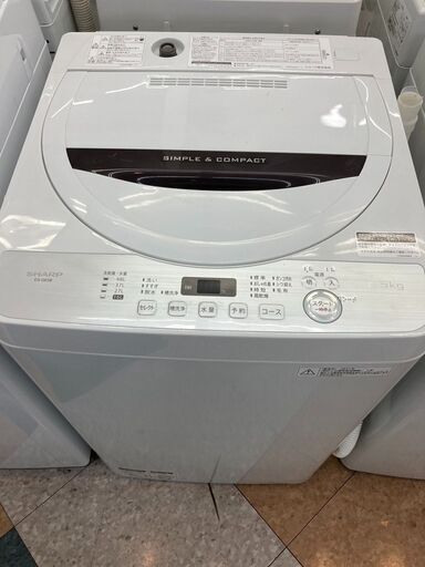 SHARP/シャープ/5.5㎏洗濯機/2017年式/ES-GE5B-T1666