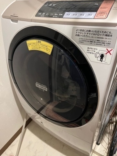 お値下げ　HITACHI 洗濯乾燥機BD-SV110B 日本製日立ビッグドラム