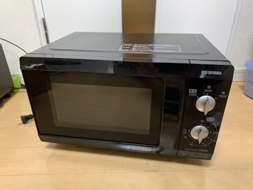 電子レンジ　ブラック