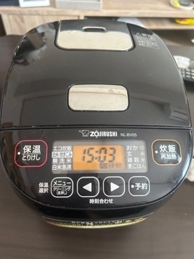 象印　3号炊き　2021年製
