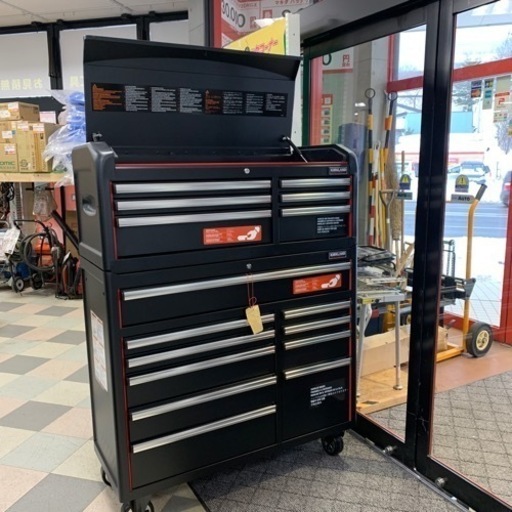 カークランドシグネチャー 43インチ ツールチェスト　ブラック　フタに難あり