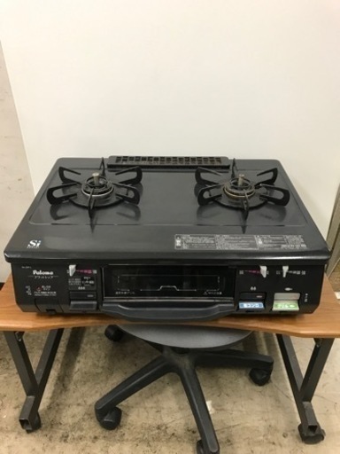 O2402-160 パロマ ガスコンロ 都市ガス用 2014年製 PA-39P-1L 動作確認済み キズ汚れ有り