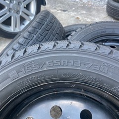 スタッドレスタイヤ　155/65r13の画像