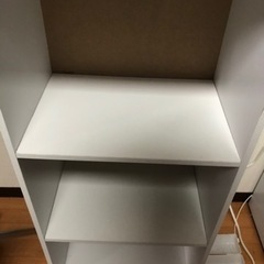 カラーボックス白　