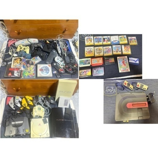最終値下げゲーム機大量まとめてジャンク　ツインファミコンなど