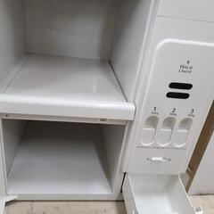 J4321　ライスチェスト　米びつ　SE-A477ZO　ホワイト　クリーニング済　【リユースのサカイ柏店】の画像