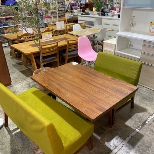 《イマドキダイニング》ベンチダイニングセット　シギヤマ　テーブル　椅子　ベンチ