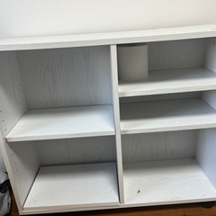隙間家具収納　ホワイト
