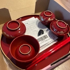 美品　お食い初め　食器の画像