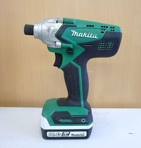makita 充電式インパクトドライバ M695DS 14.4V 1.5Ah 充電器/バッテリー×2 グリーン M695D マキタ 電動工具 札幌 北20条店