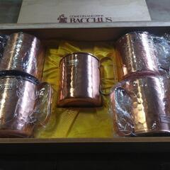 バッカス Bacchus　純銅製ビアマグカップ　5個セットの画像