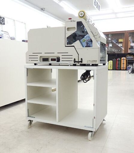 北海道 千歳市/恵庭市 ダイワハイテックス コミックシュリンカー NICO 800S 2013年製 シュリンク包装機 熱包装 業務用 店舗用品 収納ワゴン/替えフィルム付
