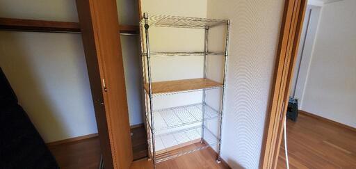 スチールラック5段(高さ180cm×横90cm×奥行45cm)