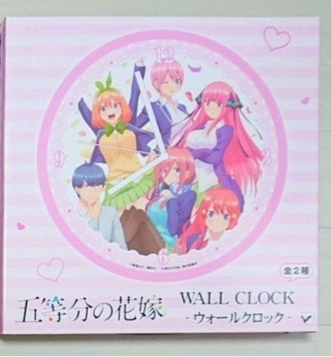 五等分の花嫁　ウォールクロック