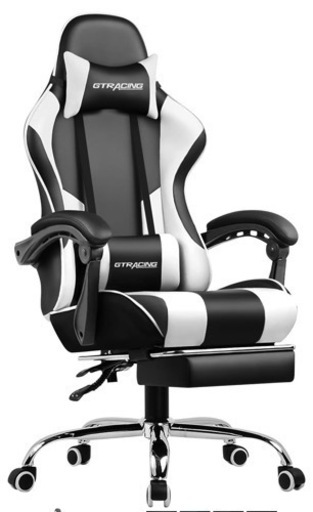 限定特価　gtRacing ゲーミングチェア　新品　未開封　GTR オットマン付き