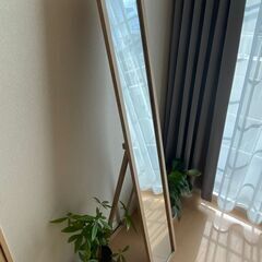 不二貿易 姿見 全身鏡 スタンドミラー 幅27×奥行39×高さ1...