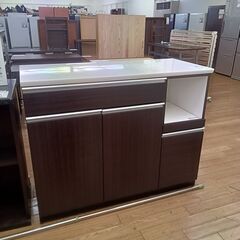 ★ジモティ割あり★ ニトリ キッチンカウンター ブラウン H95×D50×W120 クリーニング済み TK1601								