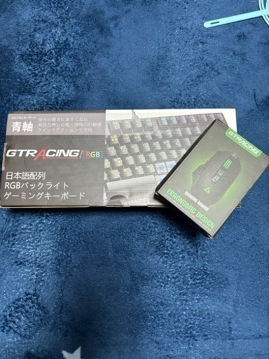 gt Racing キーボード　青軸　RGB ゲーミングマウス　新品