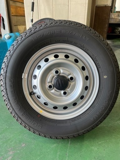 145/80/12ヨコハマタイヤホイール4本セット