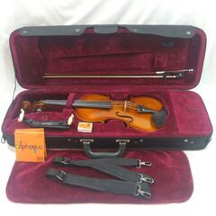 メンテ済み ヨーロッパ製 分数 3/4 バイオリン RUDOLPH FIEDLER GOF ルドルフフィドラー 2002年 未使用弓 本体美品 アルファユー弦 愛知県清須市より 名古屋市近郊 中古バイオリン 管理T6040の画像