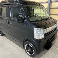 ⭐︎17系エブリィ⭐︎希少BLACK⭐︎内装装備充実⭐︎車検受け...