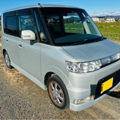 タントカスタム 車検付き レザーシート ナビ付 アルミホイール ...