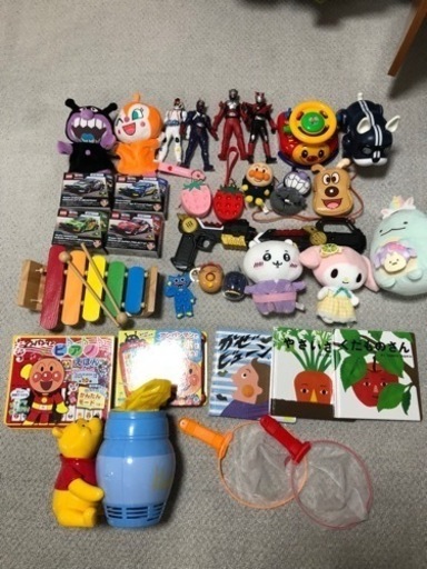 おもちゃ　まとめ売り　アンパンマン　ちいかわ　プーさん　仮面ライダー　トミカ