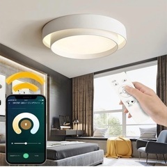 【美品◎値下中】Amazon LEDシーリングライト ホワイトの画像