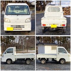 【車検たっぷり】ハイゼット/H19/4WD/7万キロ/マニュアル/スタッドレスの画像