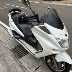 ヤマハ　マジェステイC 250 オーディオ　スピーカー　防犯アラーム　書類有　ビックスクーターの画像