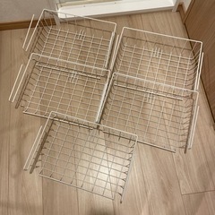 3COINS(スリーコインズ)  ワイヤースタック収納ラック　ラ...