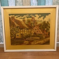 糸で描かれたドット絵　差し上げます